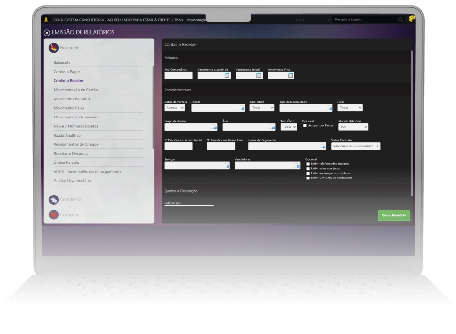 Sistema de Gestão para Funerária ()